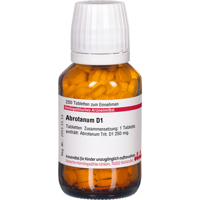 DHU Abrotanum D1 Tabletten, 200 St. Tabletten