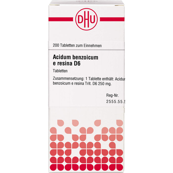 DHU Acidum benzoicum e resina D6 Tabletten, 200 St. Tabletten