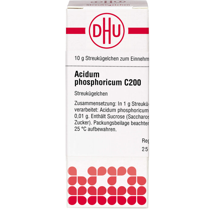 DHU Acidum phosphoricum C200 Streukügelchen, 10 g Globuli