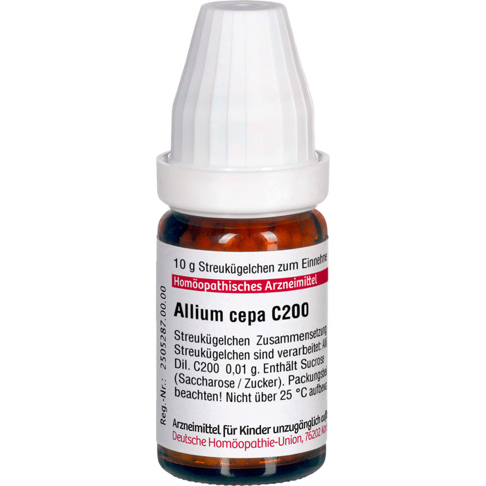 DHU Allium cepa C200 Streukügelchen, 10 g Globules