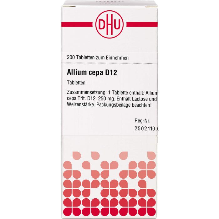 DHU Allium cepa D12 Tabletten, 200 St. Tabletten