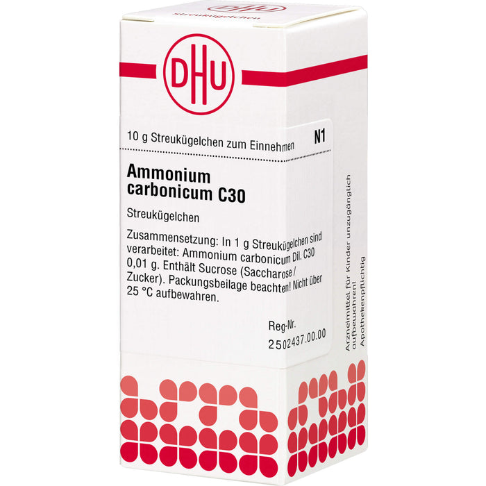 DHU Ammonium carbonicum C30 Streukügelchen, 10 g Globules