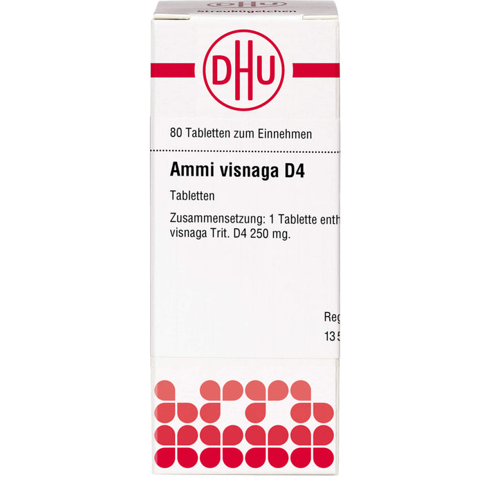 DHU Ammi visnaga D4 Tabletten, 80 pc Tablettes