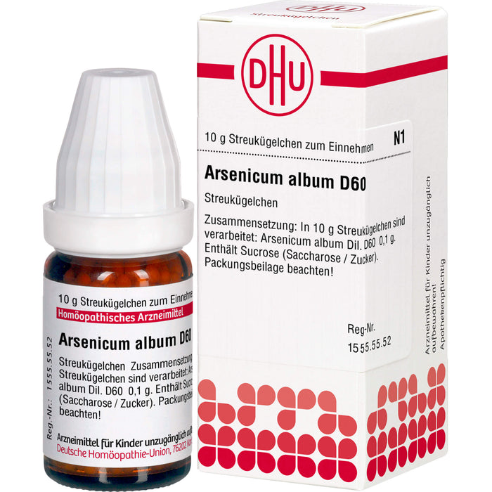 DHU Arsenicum album D60 Streukügelchen, 10 g Globules