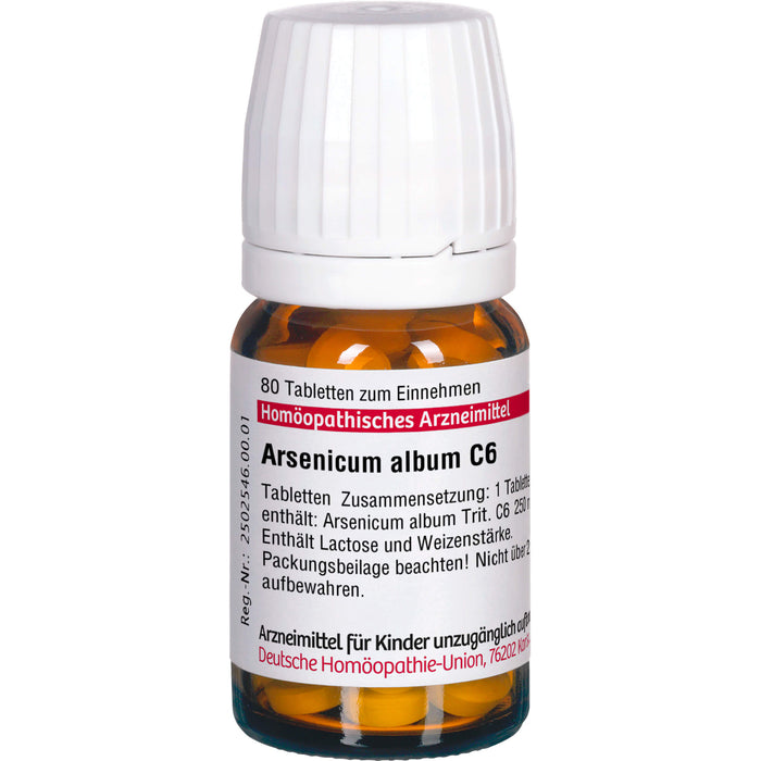 DHU Arsenicum album C6 Tabletten, 80 pcs. Tablets