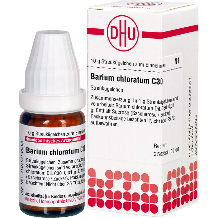 Barium chloratum C30 DHU Globuli, 10 g Globuli