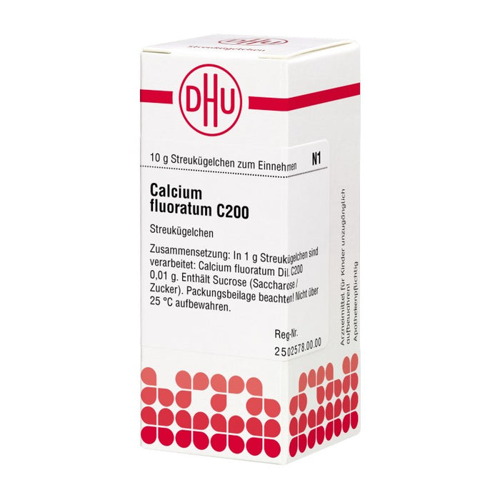 DHU Calcium fluoratum C200 Streukügelchen, 10 g Globules