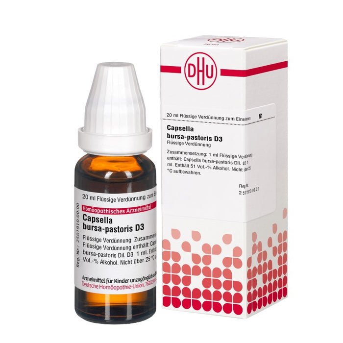 Capsella bursa-pastoris D3 DHU Dilution, 20 ml Lösung