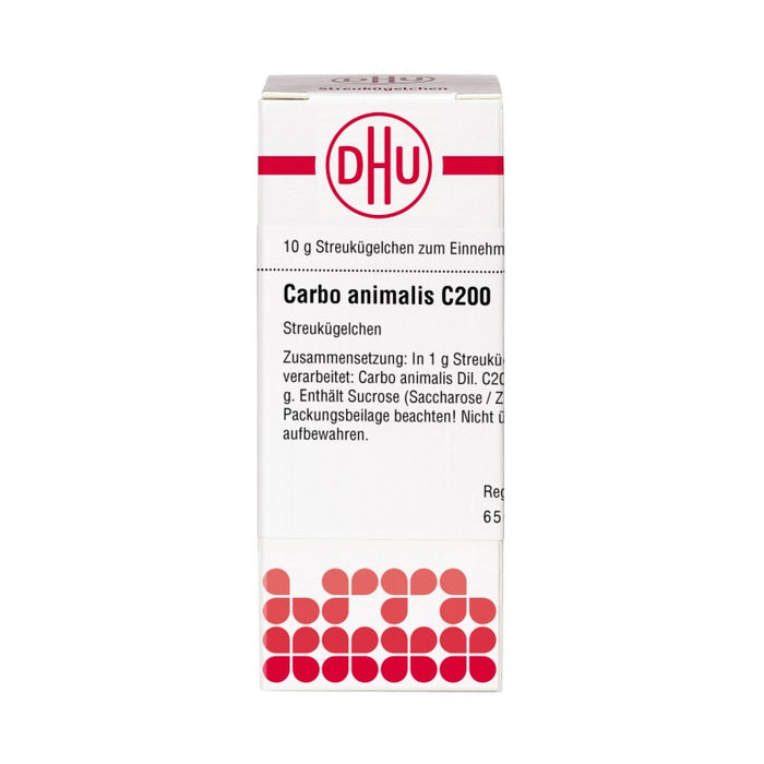 DHU Carbo animalis C200 Streukügelchen, 10 g Globules