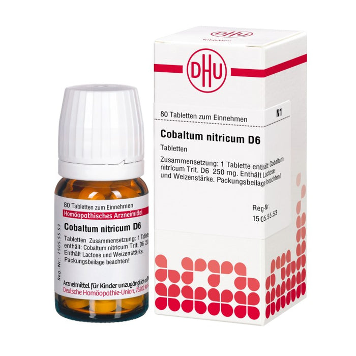 Cobaltum nitricum D6 DHU Tabletten, 80 St. Tabletten