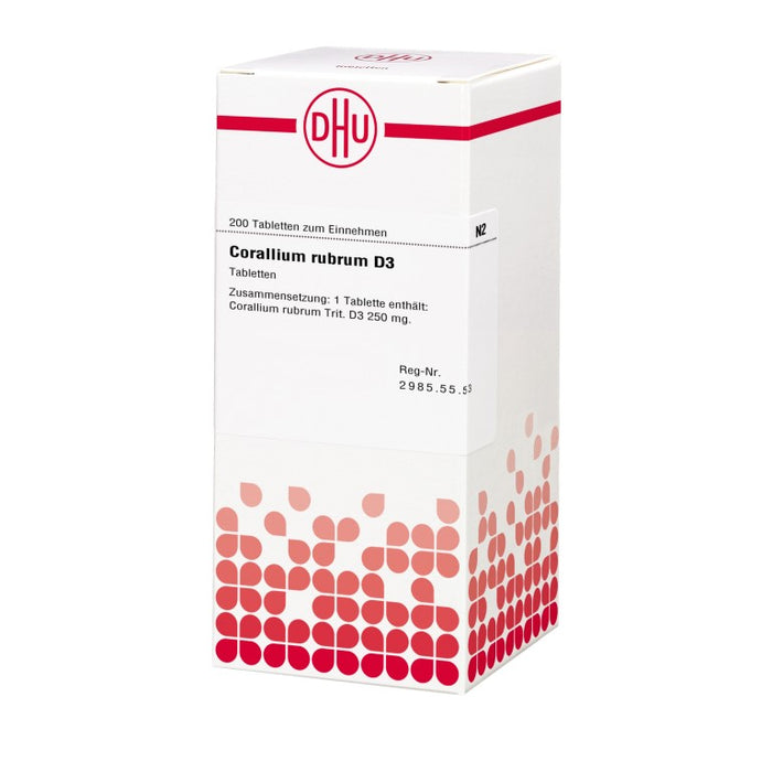 Corallium rubrum D3 DHU Tabletten, 200 St. Tabletten