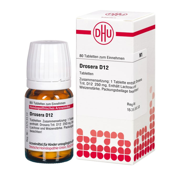 DHU Drosera D12 Tabletten, 80 pcs. Tablets