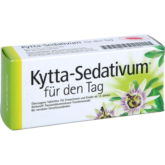 Kytta-Sedativum für den Tag überzogene Tabletten, 30 pcs. Tablets