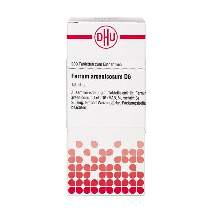 DHU Ferrum arsenicosum D6 Tabletten, 200 St. Tabletten