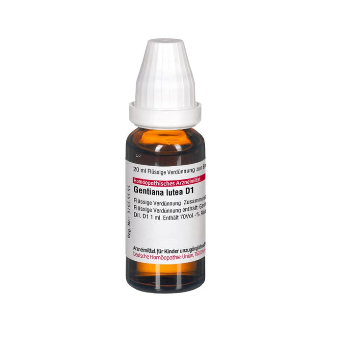 Gentiana lutea D1 DHU Dilution, 20 ml Lösung