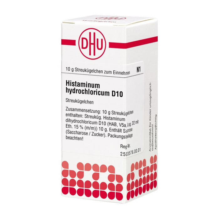 DHU Histaminum hydrochloricum D10 Streukügelchen, 10 g Globuli