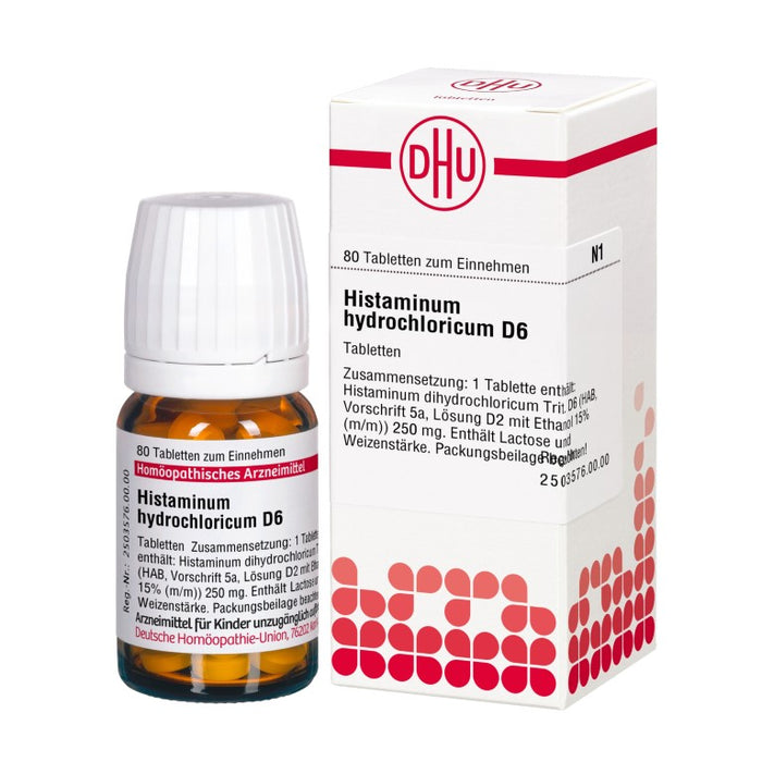 DHU Histaminum hydrochloricum D6 Tabletten, 80 St. Tabletten