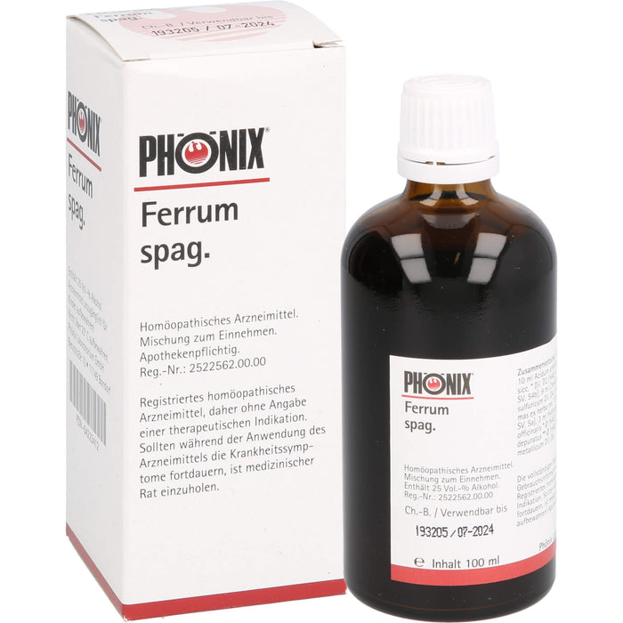 Phönix ferrum spag. Tropfen, 100 ml MIS