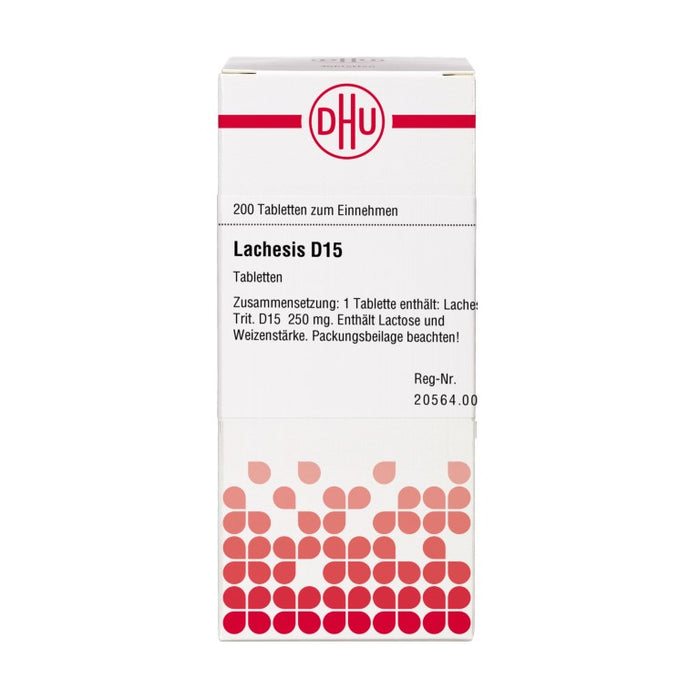 DHU Lachesis D15 Tabletten, 200 pcs. Tablets