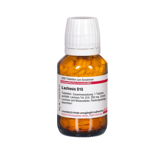 DHU Lachesis D15 Tabletten, 200 St. Tabletten