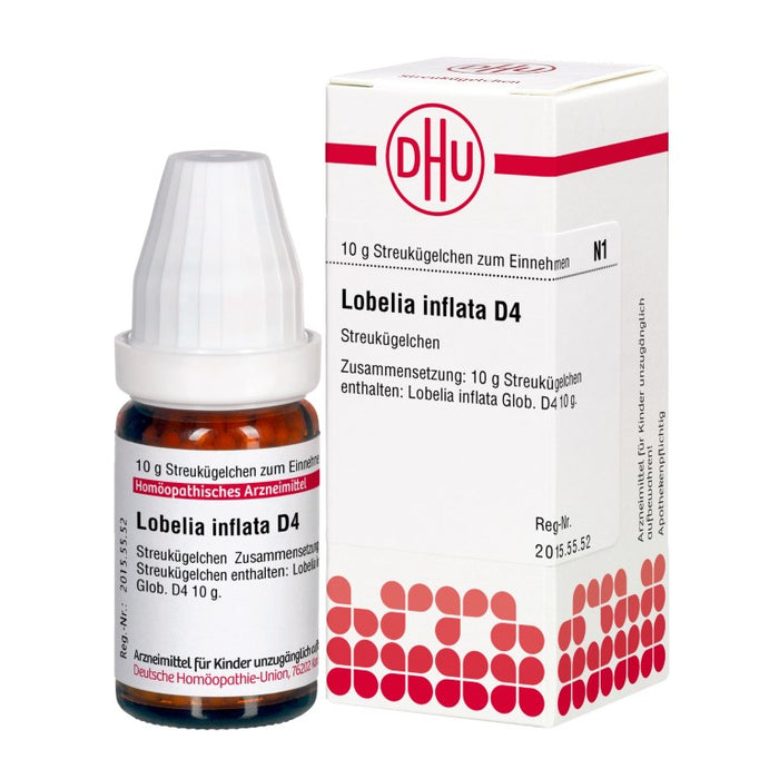 DHU Lobelia inflata D4 Streukügelchen, 10 g Globules