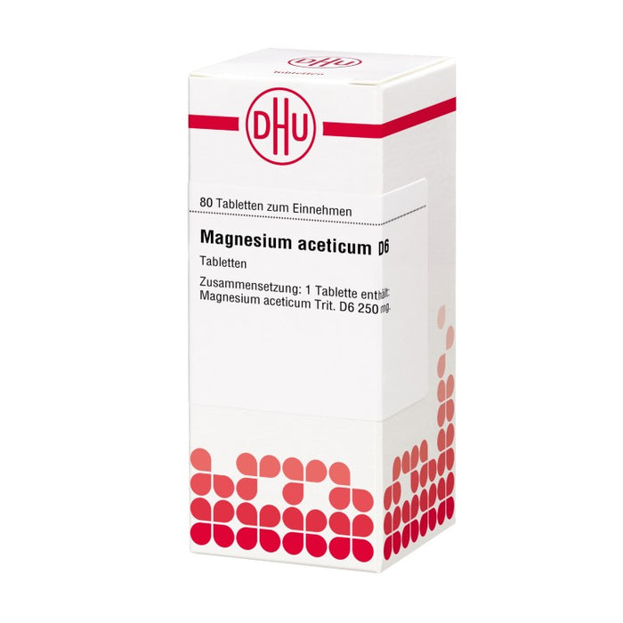 Magnesium aceticum D6 DHU Tabletten, 80 St. Tabletten