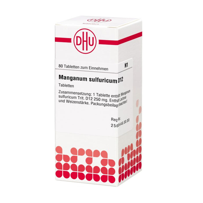 DHU Manganum sulfuricum D12 Tabletten, 80 pcs. Tablets