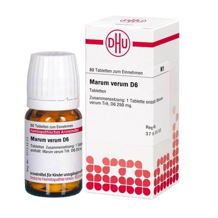 Marum verum D6 DHU Tabletten, 80 St. Tabletten