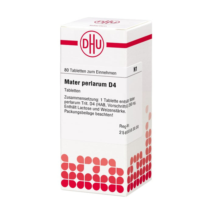 DHU Mater perlarum D4 Tabletten, 80 pcs. Tablets