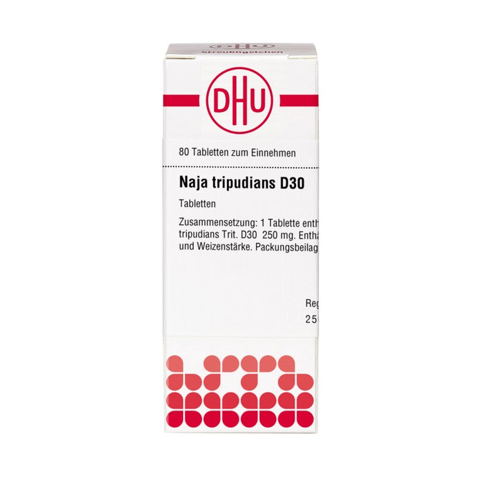 DHU Naja tripudians D 30 Tabletten, 80 St. Tabletten