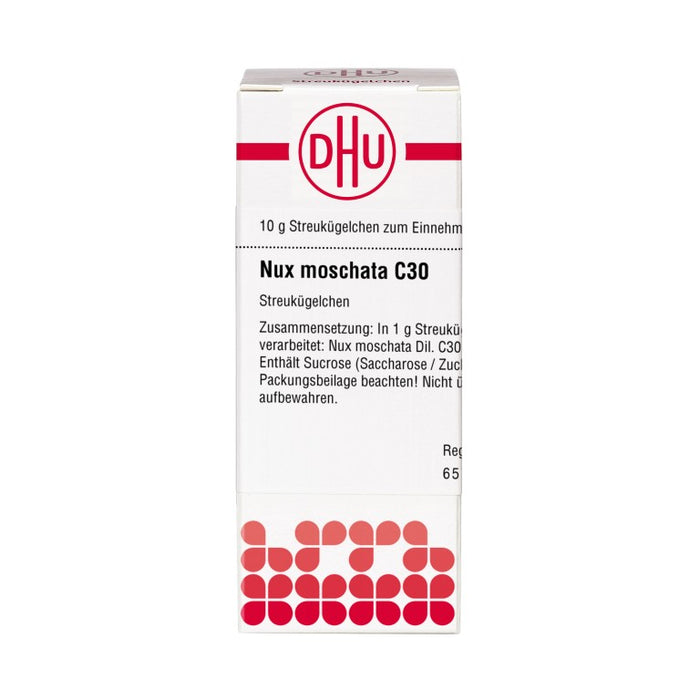 DHU Nux moschata C30 Streukügelchen, 10 g Globules