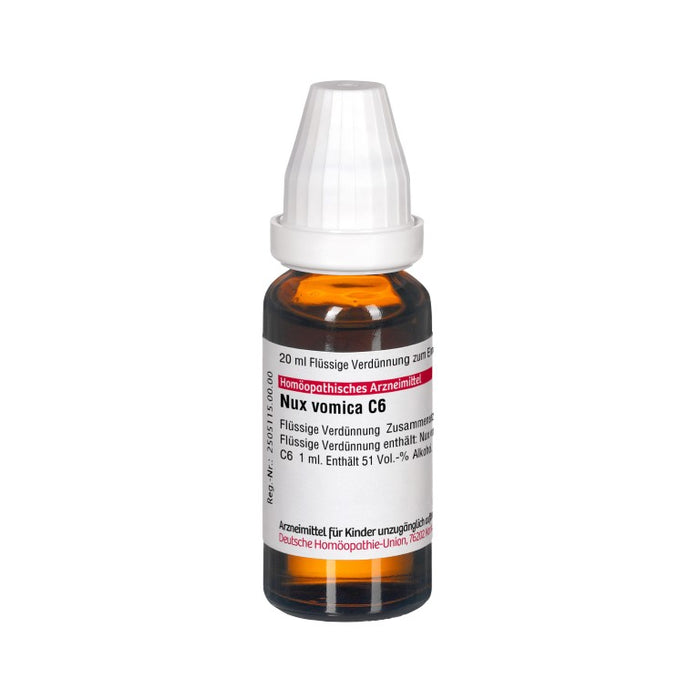 DHU Nux vomica C6 Dilution, 20 ml Lösung