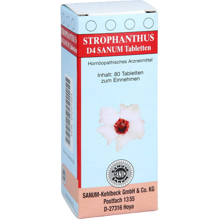 SANUM-KEHLBECK Strophanthus D4 Tabletten, 80 pc Tablettes