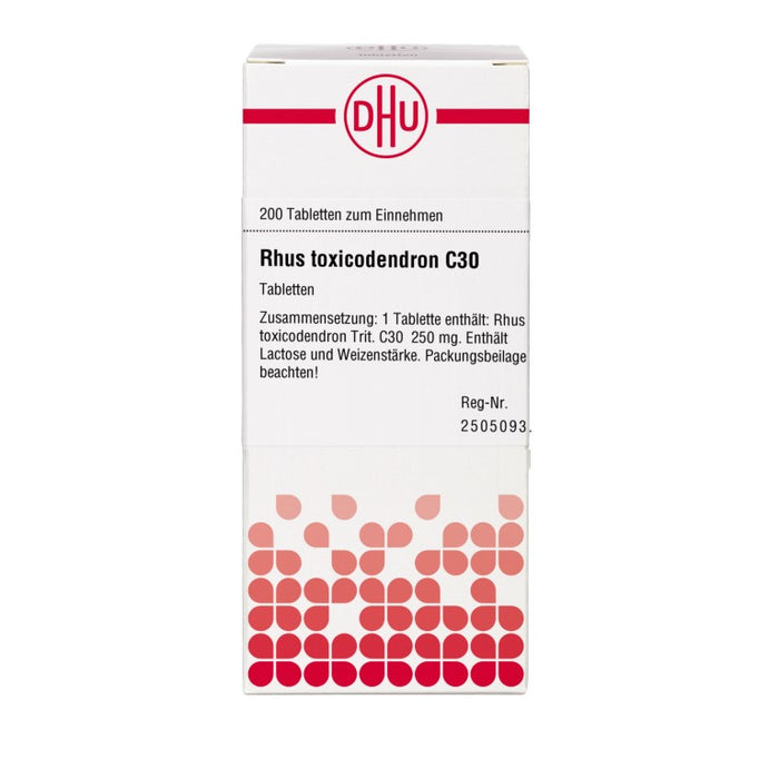 DHU Rhus toxicodendron C30 Tabletten, 200 St. Tabletten