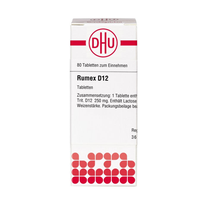 DHU Rumex D12 Tabletten, 80 pc Tablettes