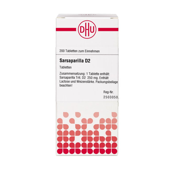 Sarsaparilla D2 DHU Tabletten, 200 St. Tabletten