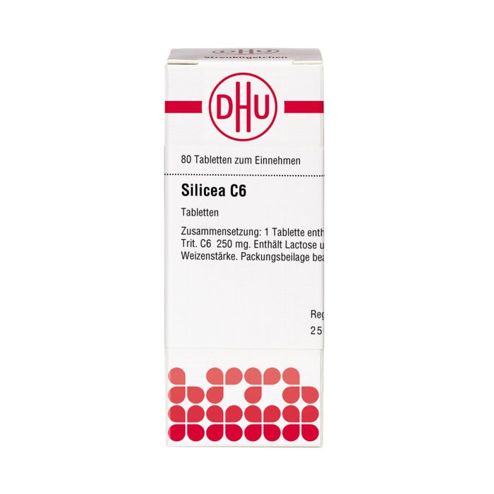 DHU Silicea C 6 Tabletten, 80 St. Tabletten