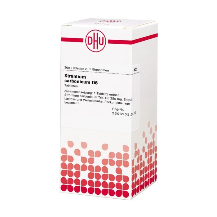 DHU Strontium carbonicum D6 Tabletten, 200 St. Tabletten