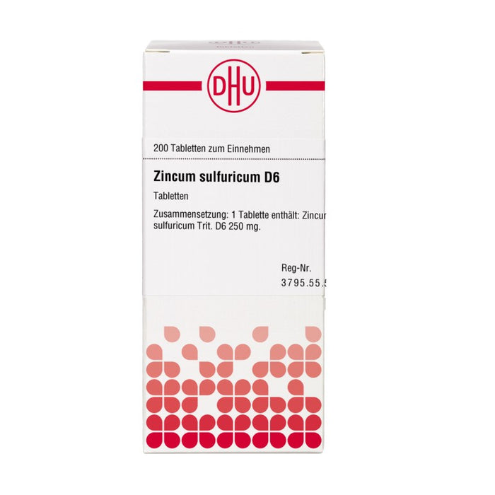 DHU Zincum sulfuricum D6 Tabletten, 200 St. Tabletten