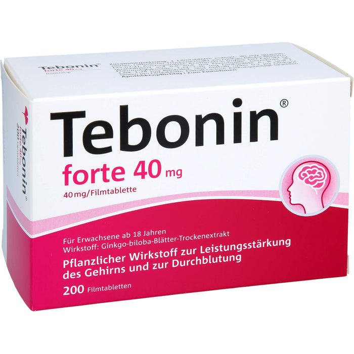 Tebonin forte 40 mg Tabletten, 200 pcs. Tablets