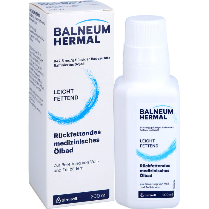 Balneum Hermal rückfettendes Ölbad gegen trockene, leicht juckende Haut, 200 ml Solution