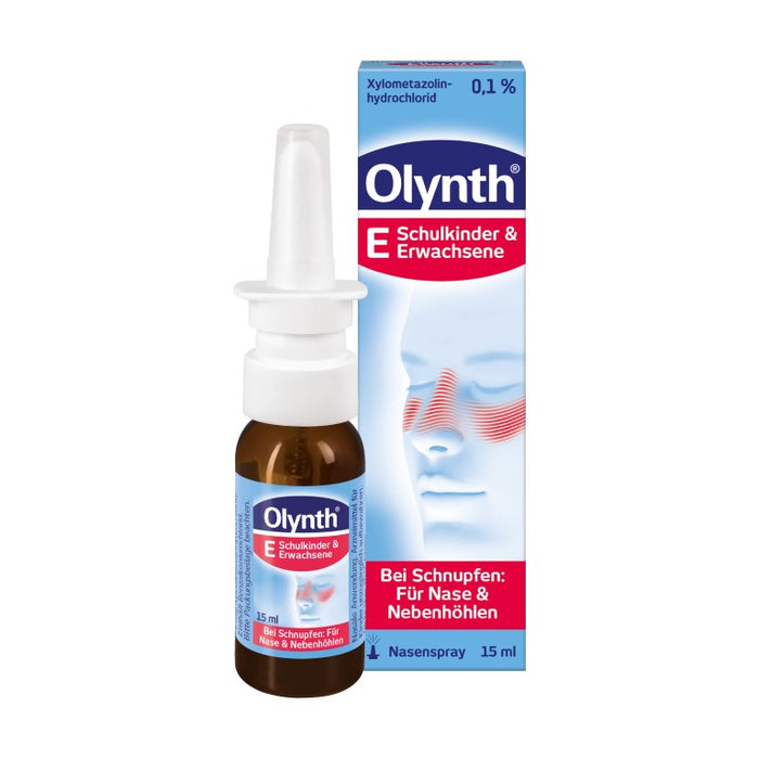Olynth E Nasenspray bei Schnupfen, 15 ml Solution