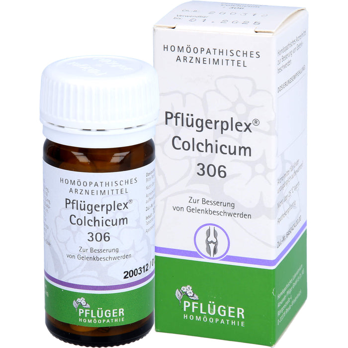 Pflügerplex Colchicum 306 Tabletten zur Besserung von Gelenkbeschwerden, 100 pc Tablettes