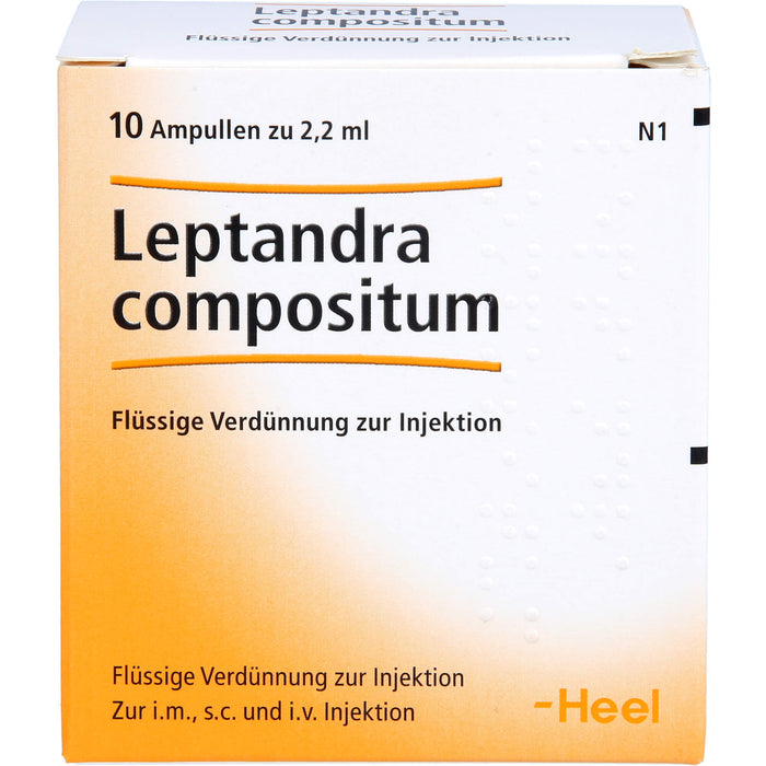 Leptandra compositum Inj.-Lsg., 10 pcs. Ampoules