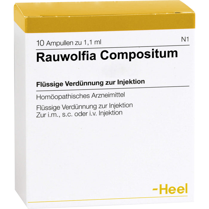 Heel Rauwolfia compositum Ampullen, 10 St. Ampullen