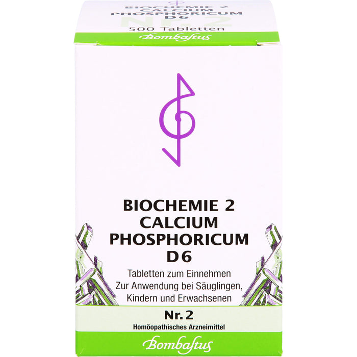 Biochemie 2 Calcium phosphoricum Bomastus D6 Tbl., 500 St TAB