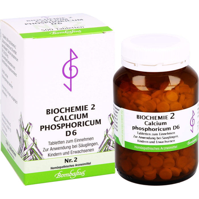 Biochemie 2 Calcium phosphoricum Bomastus D6 Tbl., 500 St TAB