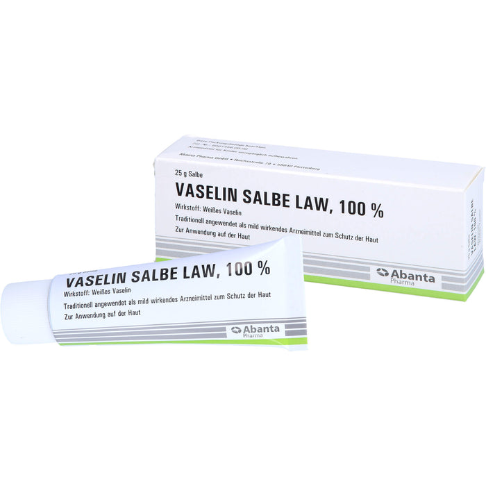 Abanta Pharma Vaselin Salbe LAW 100 %, 25 g Onguent