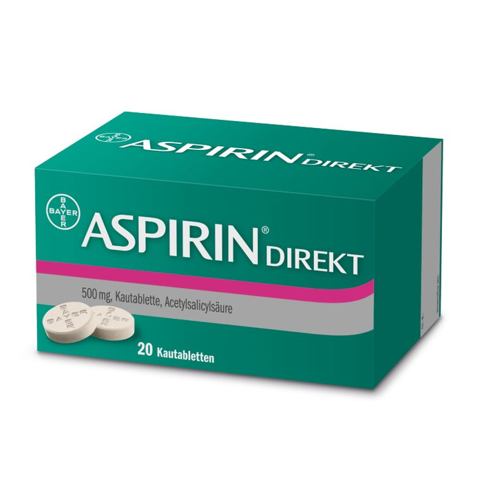 ASPIRIN Direkt Kautabletten, 20 pc Tablettes