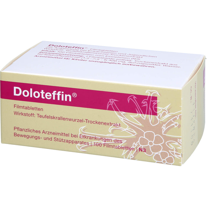 Doloteffin Filmtabletten bei Erkrankungen des Bewegungs- und Stützapparates, 100 pcs. Tablets